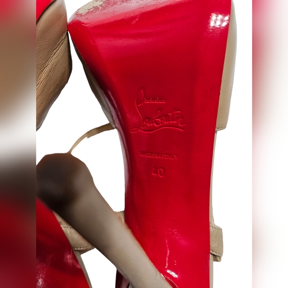 CHRISTIAN LOUBOUTIN HEELS SIZE 40 - Picture 9 of 13
